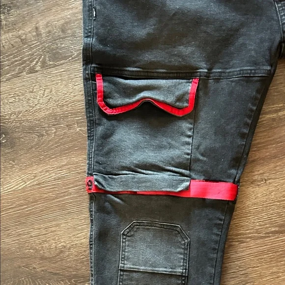 Vintage Charcoal and Scarlet Cargo Pants - Picture 3 of 15